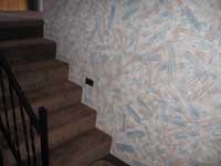Wall Painted with Luffa Sponge